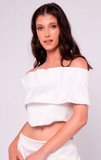 Top Corset Hortênsia - Branco