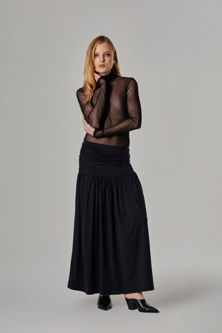 Blusa Gola Alta Segunda Pele Tule