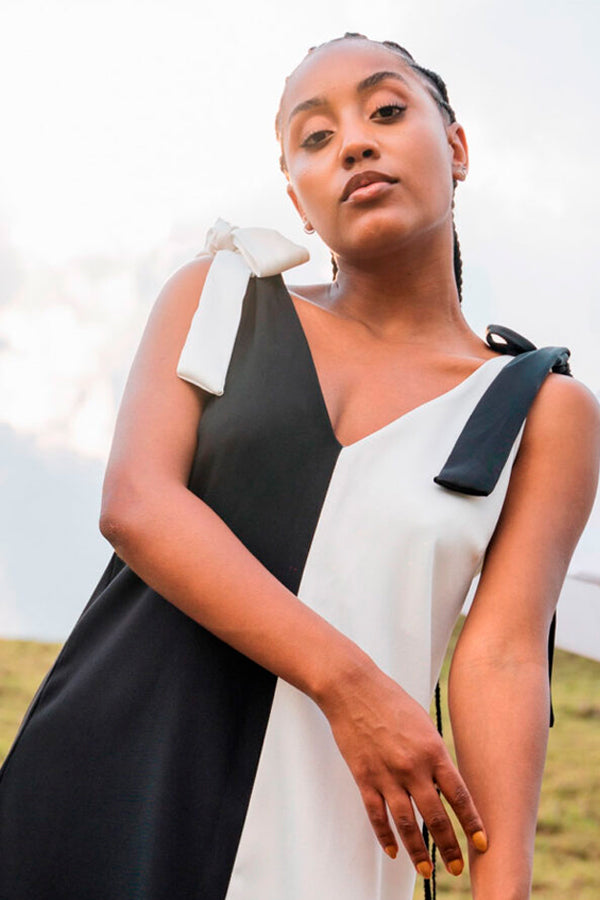 Vestido Bicolor Araucária