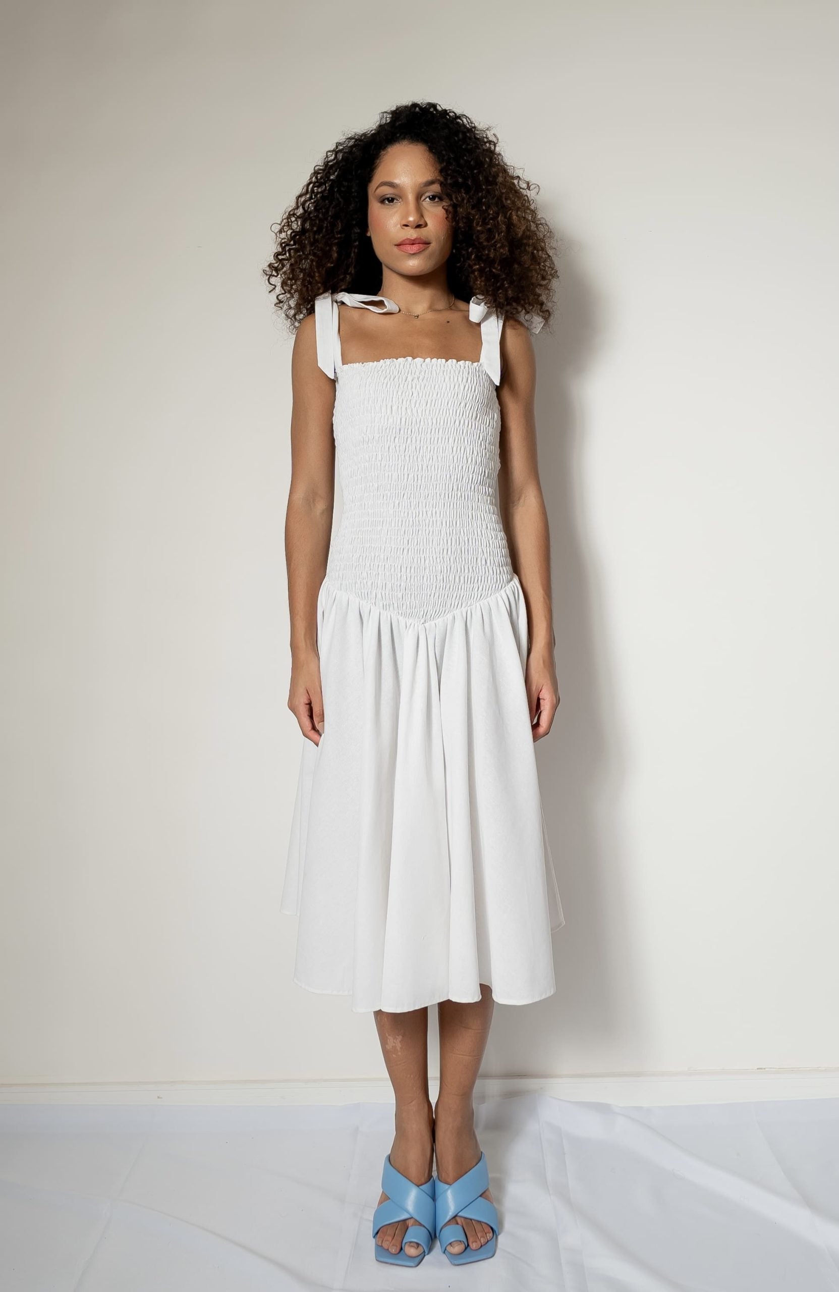 Vestido Midi Florença Off