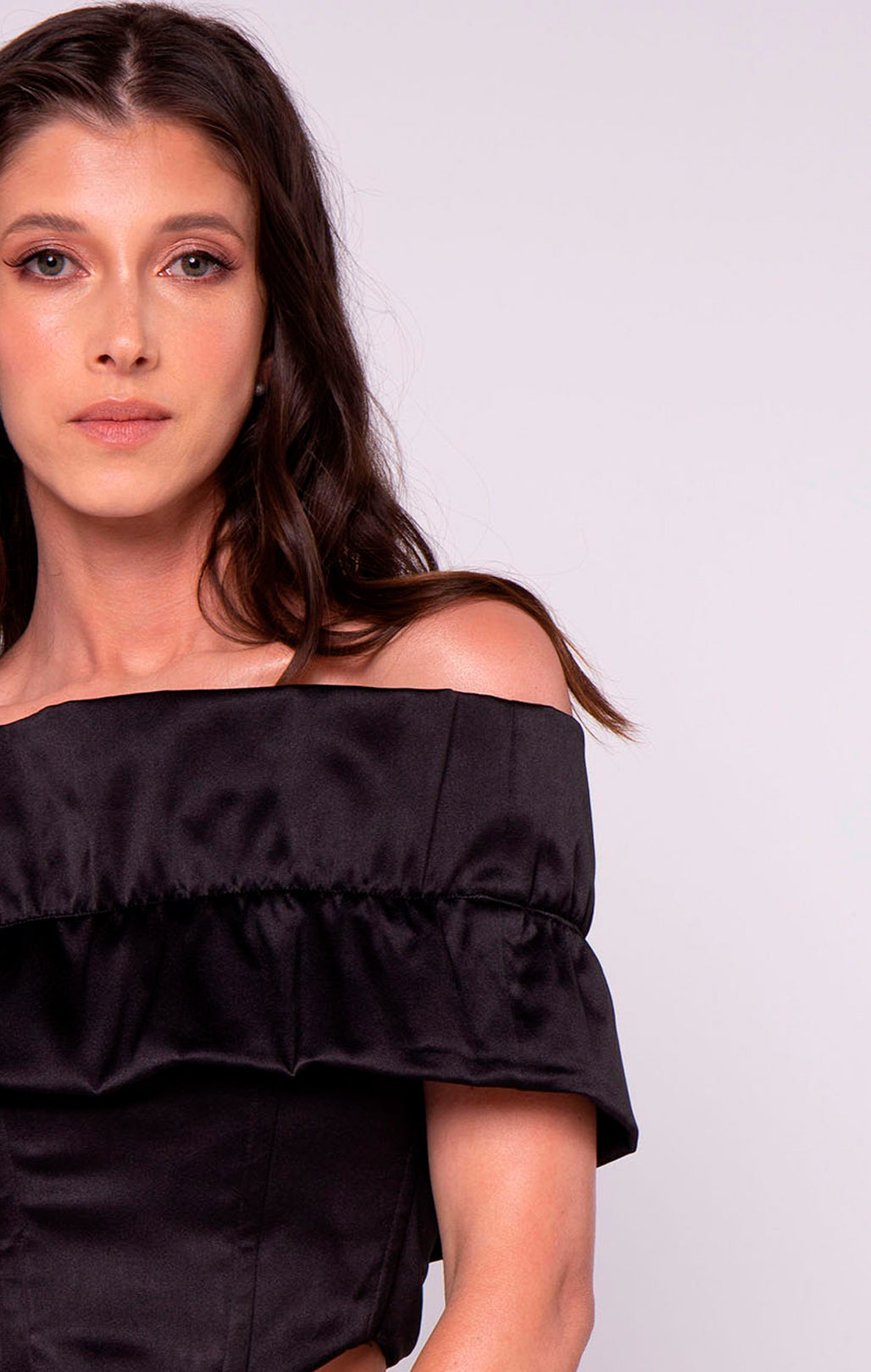 Top Corset Hortênsia - Preto