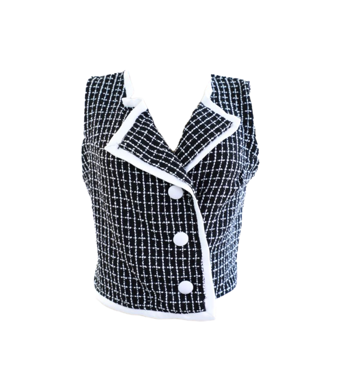 Colete Tweed Flamboyant