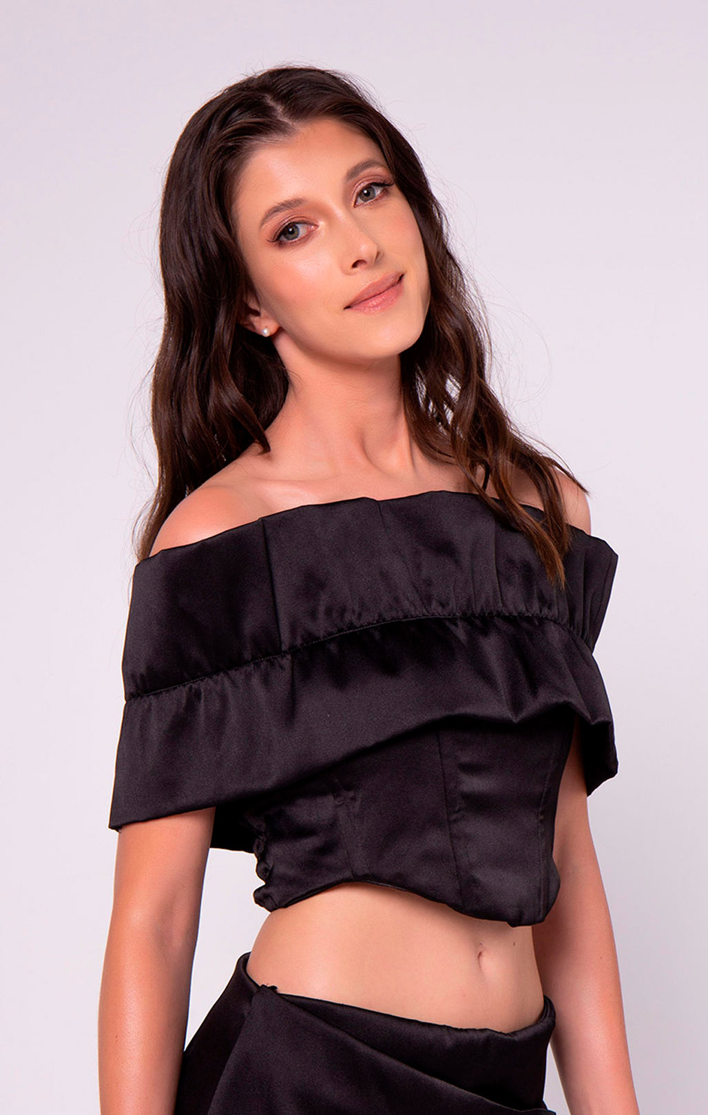 Top Corset Hortênsia - Preto