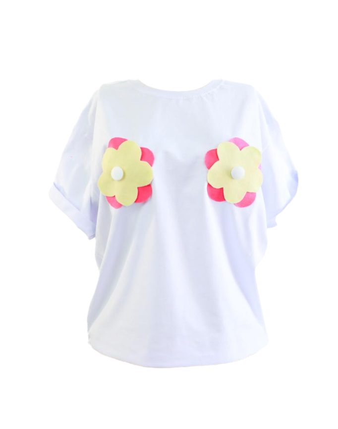 Camiseta de Algodão Jasmin