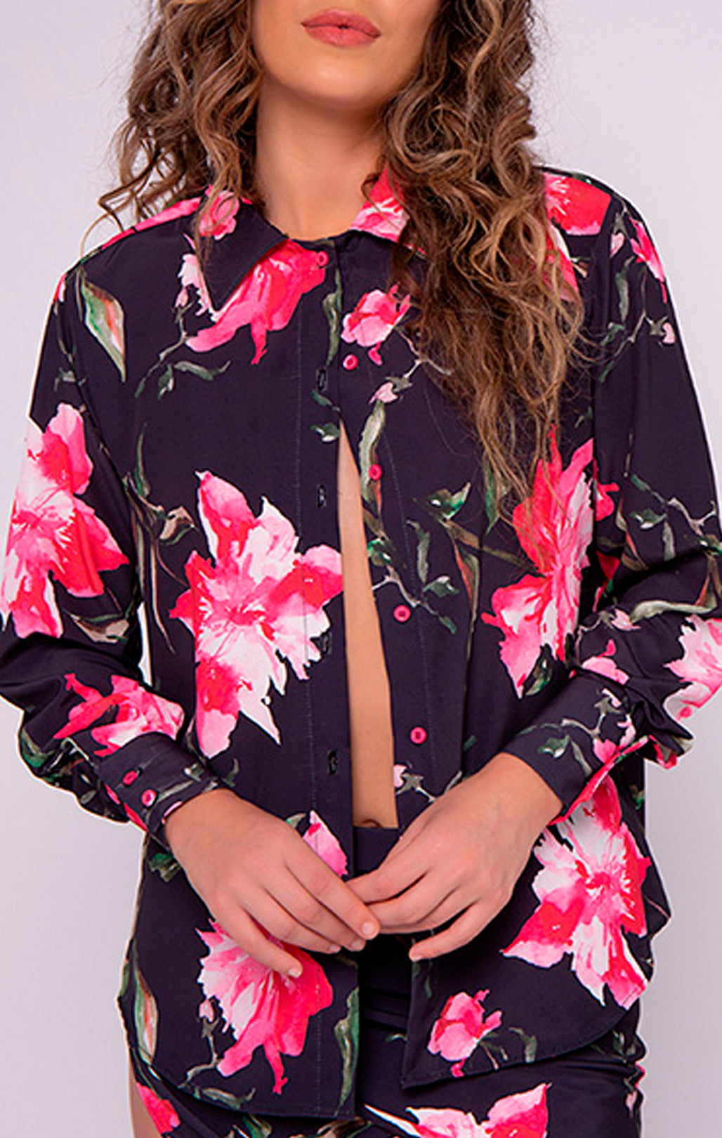 Camisa Manga Longa Lírio