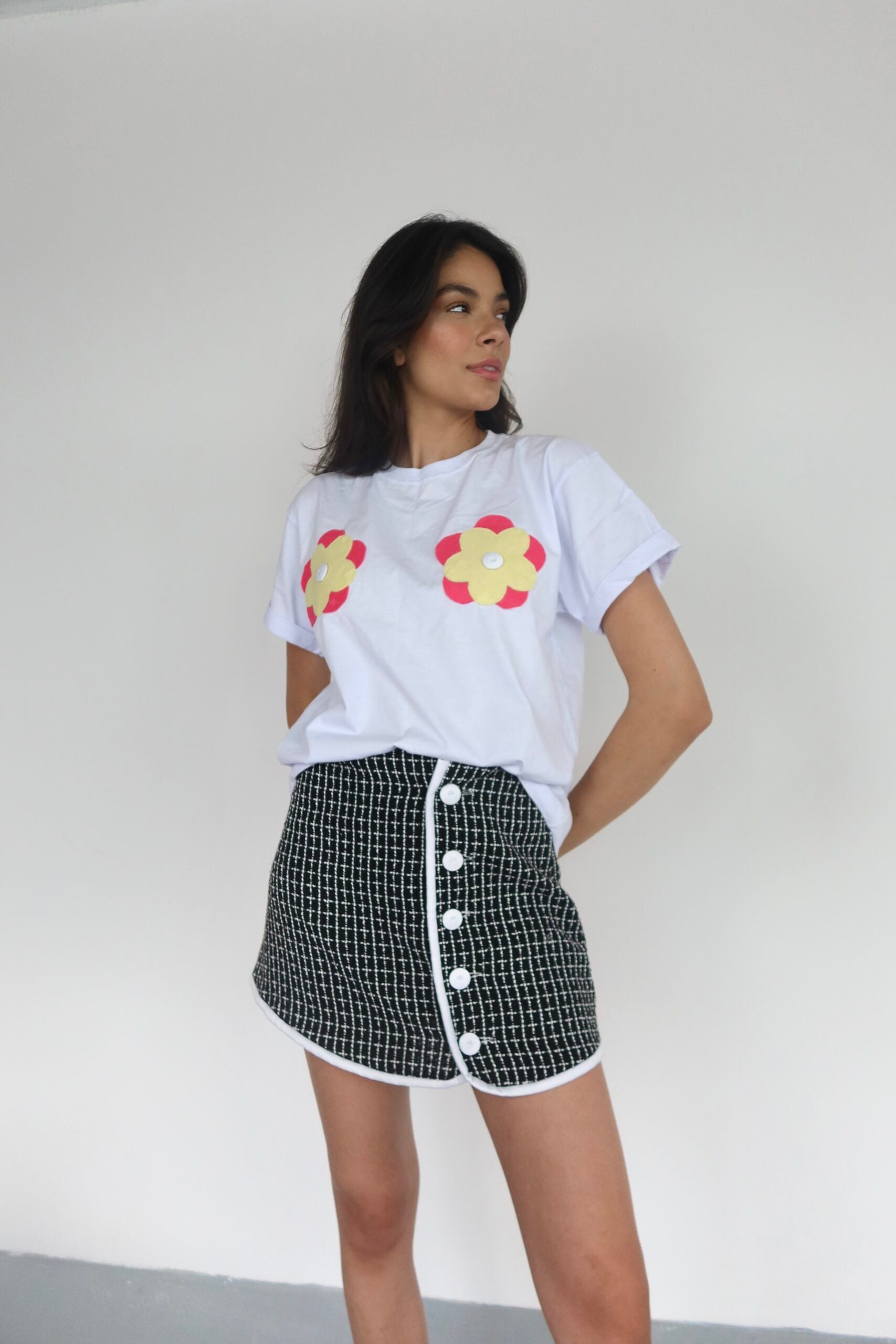 Camiseta de Algodão Jasmin