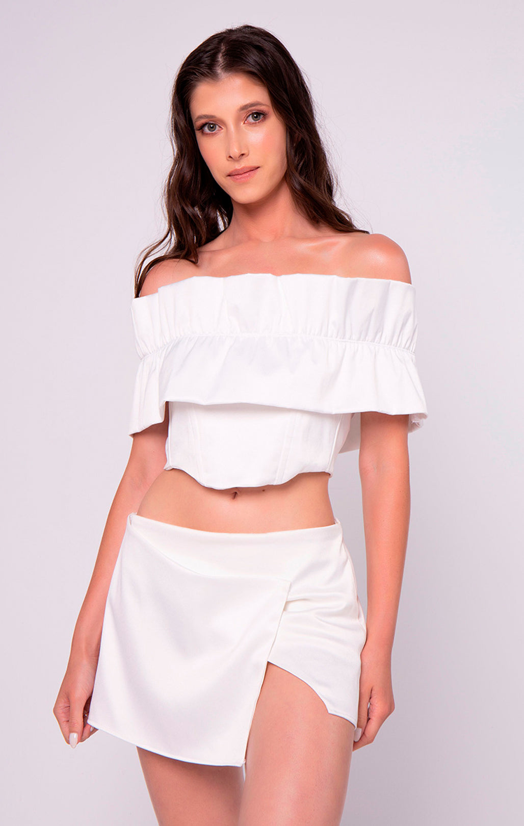 Top Corset Hortênsia - Branco