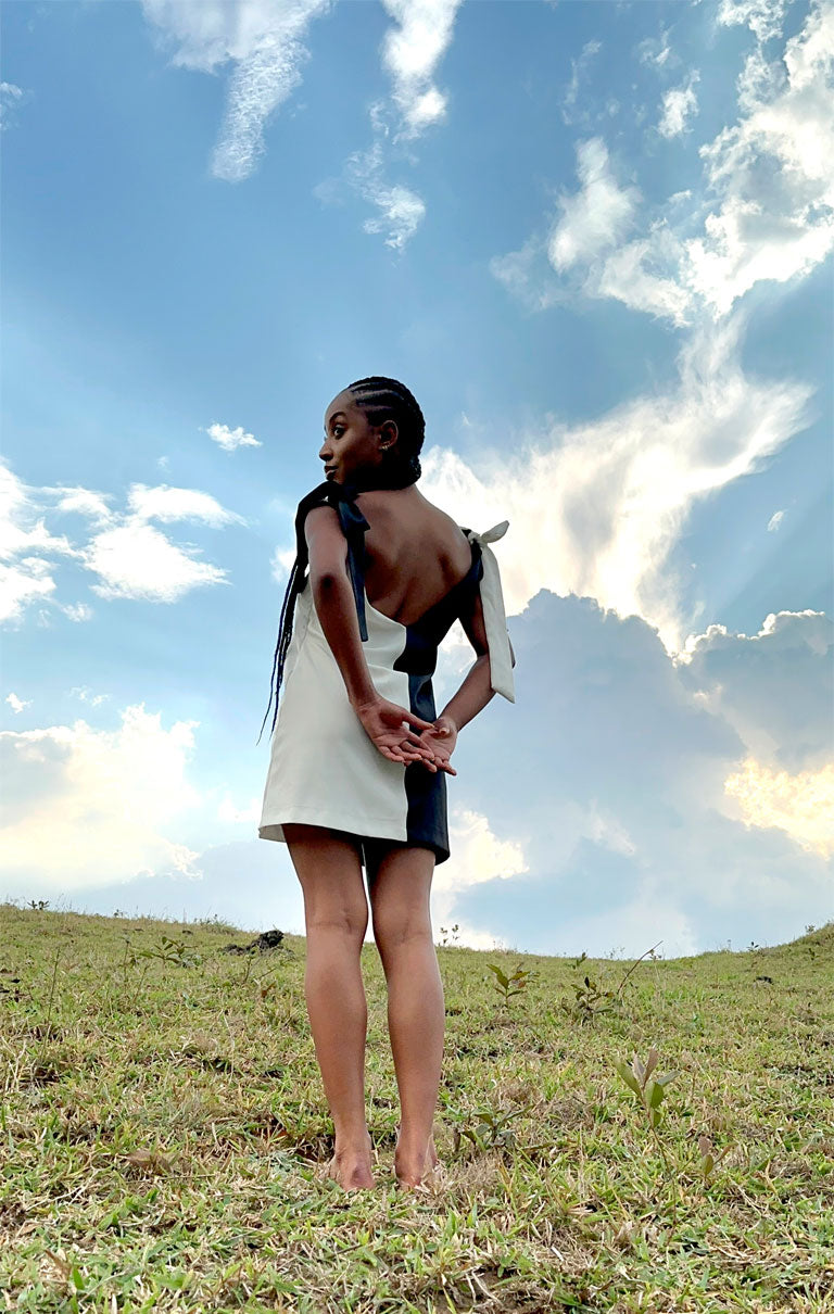 Vestido Bicolor Araucária