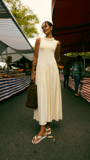 Vestido Longo Malha Luz Off